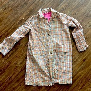 Frances Valentine Vintage French Dress Small Plaid and Charming